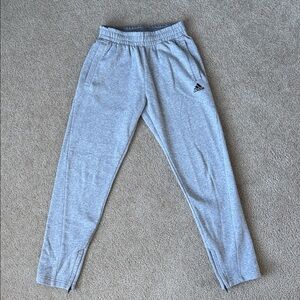 Adidas Men’s Small Sweatpants Zipper at Ankle Gray